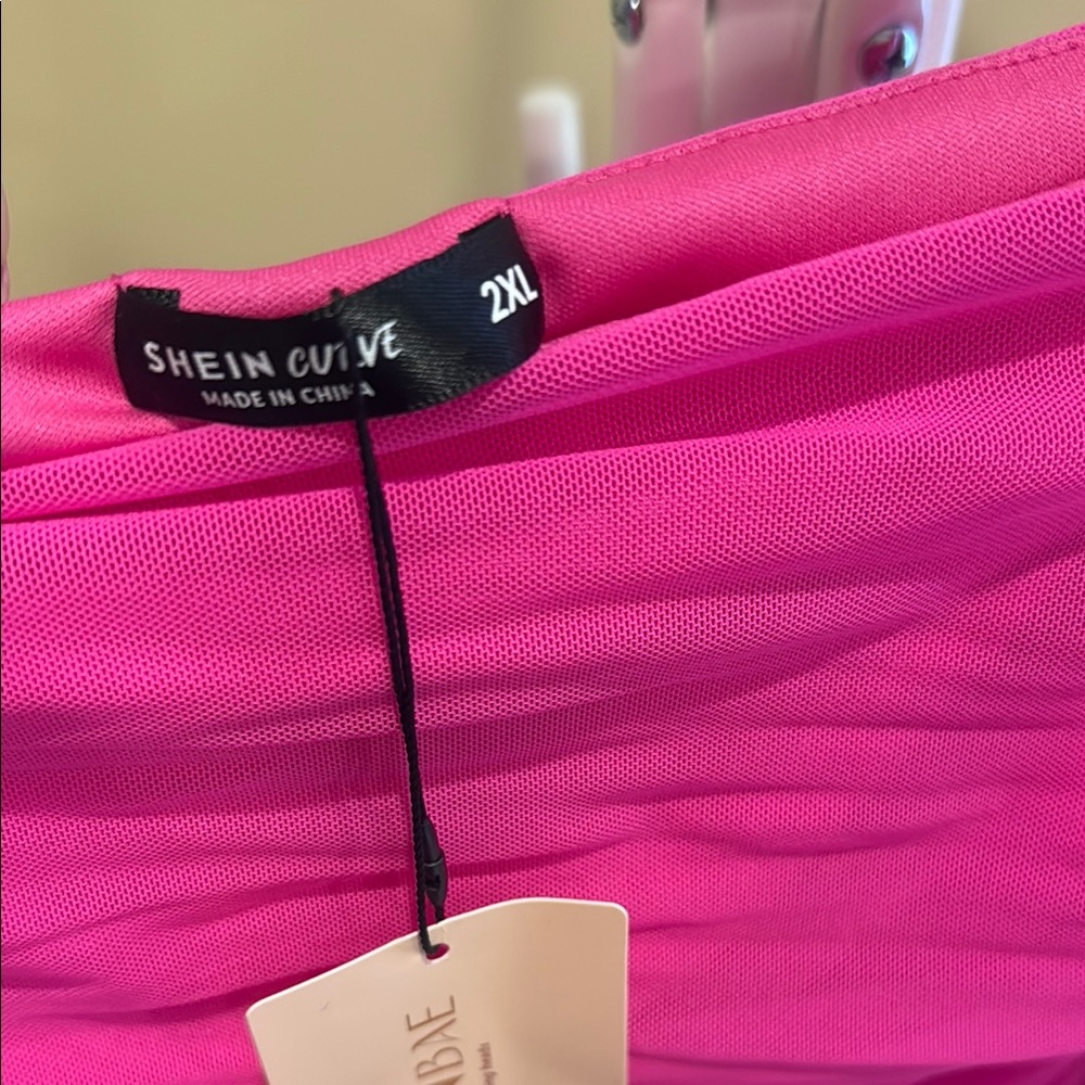 Pink Long Sleeve Ruched Top - Picture 3 of 4